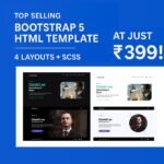 Responsive Bootstrap 5 Templates Under ₹399 – Clean Code + SCSS Included