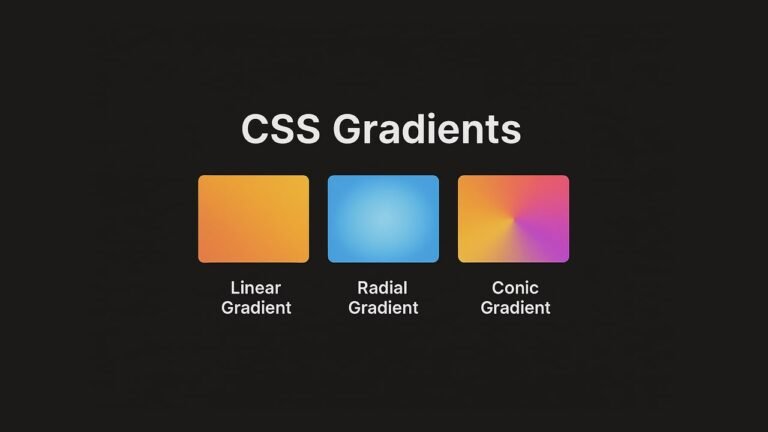 How to use Gradients in css